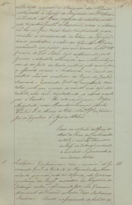 "Idem em virtude do officio do Ministerio do Reino de 7 de Novembro de 1843, ácerca de algun...