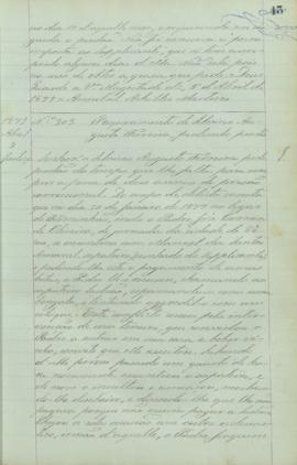 "Requerimento de Silvino Augusto Ferreira, pedindo perdão"