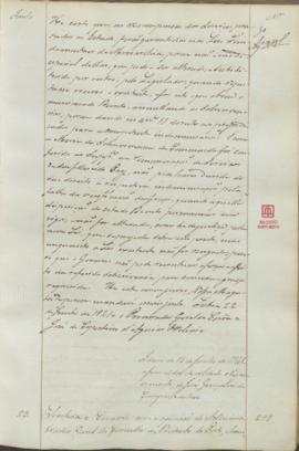 "Idem de 16 de Junho de 1841 a fim de ser devolvido o requerimento de José Gonçalves de Camp...