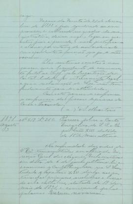 "Parecer sobre a Carta Encíclica de Sua Santidade o Papa Leão XIII datada de 15 de Maio ulti...