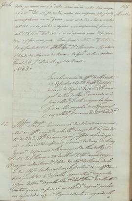"Em observancia do Officio do Ministerio da Justiça de 23 de Setembro de 1845 ácerca da repr...