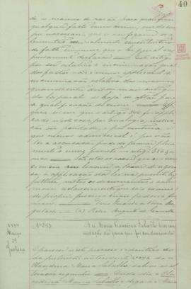 "A ré Maria Francisca Sabalo pede comutação da pena [a] que foi condenada"