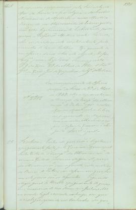 "Em cumprimento do Officio do Ministerio do Reino de 23 d'Abril de 1849, sobre a representaç...