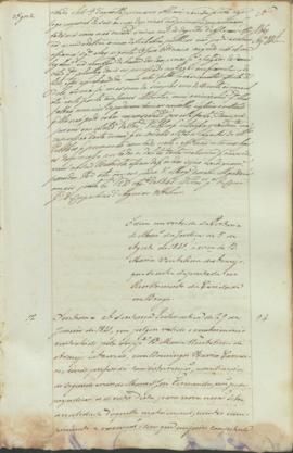 "Idem em virtude da Portaria do Ministerio da Justiça de 5 de Agosto de 1841, á cerca de D. ...