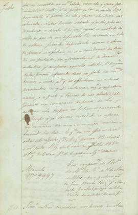 "[Parecer] em cumprimento da Portaria do Ministerio da Marinha de 11 de Maio de 1850 sobre a...