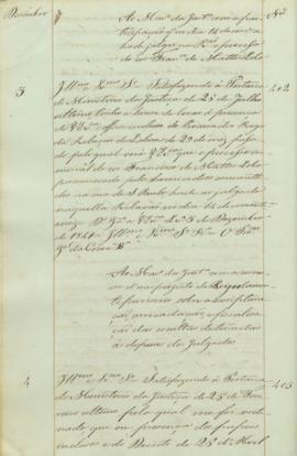 "Ao Ministro da Justiça com a remessa d'um projecto de Regulamento provisorio sobre a escrip...