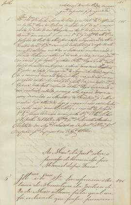 "Ao Ministro da Justiça sobre o processo de homicidio por Manuel Lopes Troca"