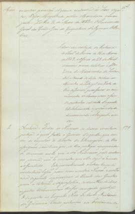 "Idem em virtude da Portaria do Ministerio do Reino de 16 de Março de 1843, e officio de 28 ...