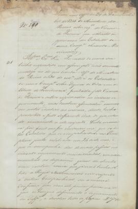 "Idem em officio de 30 de Dezembro de 1845 do Ministerio do Reino sobre requerimento do Visc...