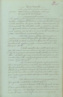 "Voto em separado sobre o projecto do regulamento para a administração, fiscalização e cobra...