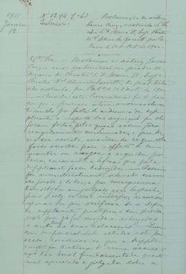 "Reclamação da atriz Laura Cruz, excluída do Teatro de D. Maria II, hoje Teatro Nacional Alm...