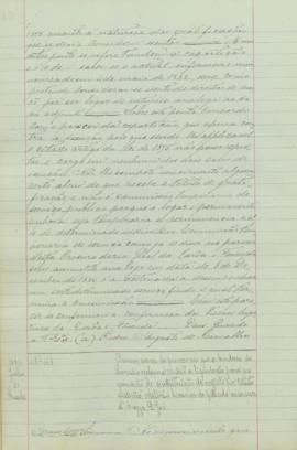 "Parecer acerca do processo em que a condessa do Lavradio reclama contra a liquidação para p...