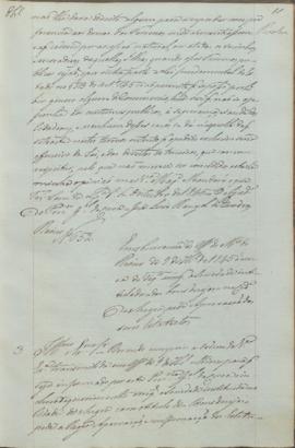"Em observancia do Officio do Ministerio do Reino de 9 de Setembro de 1845  ácerca do requer...