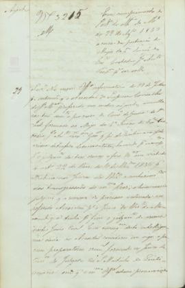 "[Parecer] em cumprimento da Portaria do Ministerio da Marinha de 22 de Agosto de 1850 acerc...