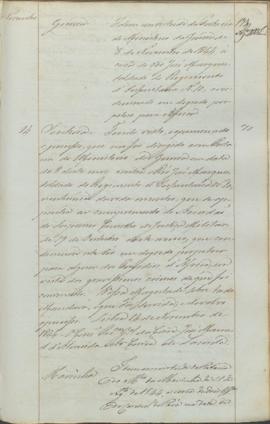 "[Parecer] em virtude da Portaria do Ministerio da Marinha de 19 de Agosto de 1844, acerca d...