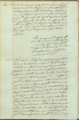 "Em cumprimento do officio do Ministerio do Reino de 27 d'Abril de 1848 á cerca das represen...