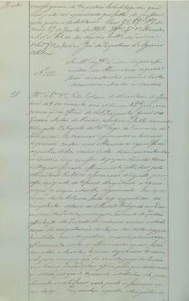 "Ao Ministro da Justiça acerca do processo contra uns almocreves a quem foram encontrados vá...