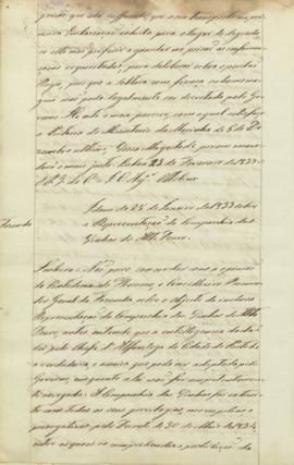 "[Officio de informação e parecer em virtude d'officio do Ministerio da Fazenda] de 28 de Ja...