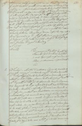 "Em cumprimento da Portaria do Ministério da Marinha de 2 de Maio de 1848 á cerca da Portari...