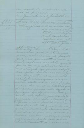 "Processo relativo a uma causa crime intentada no tribunal consular contra um súbdito portug...