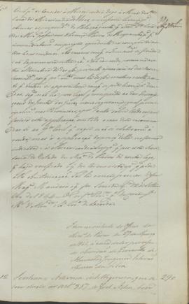 "Idem em virtude do officio do Ministerio do Reino de 27 de Março de 1844, á cerca de ser pr...