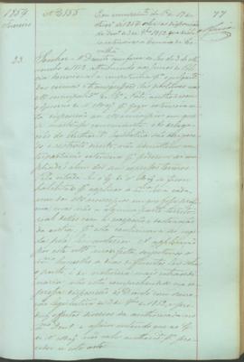 "Em cumprimento da Portaria de 17 de Fevereiro de 1854 sobre as disposições do Decreto de 3 ...