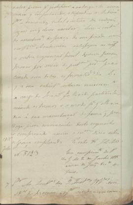 "Em cumprimento da Portaria do [Ministerio] da Guerra de 2 de Junho de 1855 acerca de Joaqui...