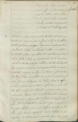 "Idem de 11 de Fevereiro de 1840 ácerca de officio do Administrador Geral de Lisboa sobre os...