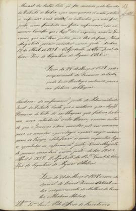 "Idem de 21 de Março d'1837 acerca da opinião de Leonel Tavares Cabral sobre o requerimento ...