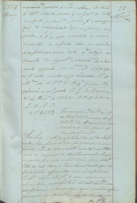 "Em cumprimento da Portaria de 17 de Fevereiro de 1854 acerca dos Estatutos da projectada Co...