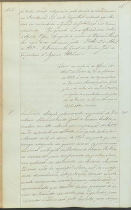 "Idem em virtude do Officio do Ministerio do Reino de 30 de Março de 1843, á cerca da repres...