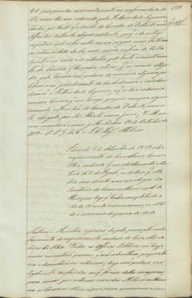 "Idem de 4 de Setembro de 1839 sobre requerimento de Luiz Maria Soares e Silva, pedindo que ...