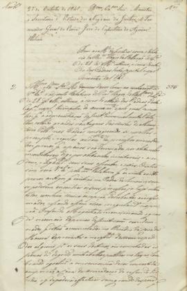 "Idem ao Ministro da Justiça com o Relatorio do Procurador Regio da Rellação de Lisboa de 28...