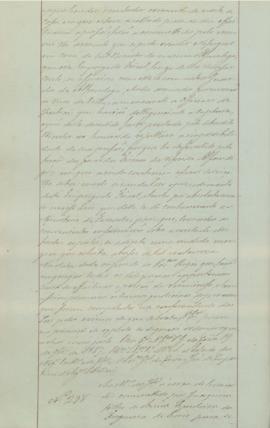 "Ao ministro da Justiça acerca do homicídio cometido por Joaquim filho de Ana Escudeira da f...