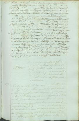 "Em cumprimento do officio do Ministerio do Reino de 27 de Setembro de 1849, sobre a autoriz...