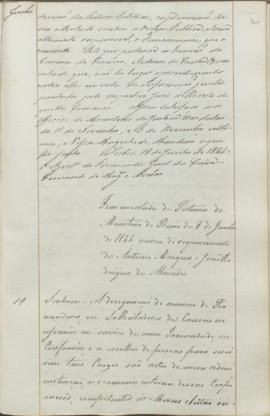 "Idem em virtude de Portaria do Ministerio do Reino de 8 de Junho de 1844, acerca de requeri...