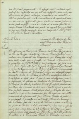 "Ácerca de D. Maria da Conceição Pereira da Silva Forjas e Meneses"