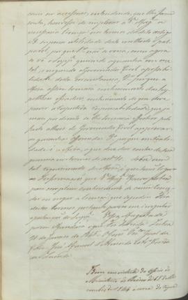 "Idem em virtude do officio do Ministerio do Reino de 18 de Dezembro de 1844 á cerca do requ...