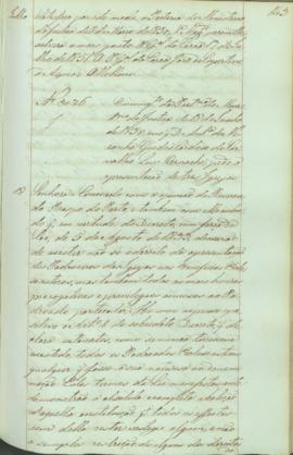 "Em cumprimento da Portaria do Ministerio da Justiça de 18 de Junho de 1850, em que D. Anton...
