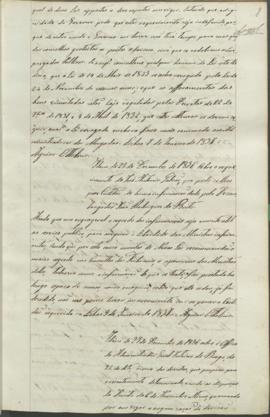 "Idem de 33 de Dezembro de 1836 sobre o requerimento de José Antonio Galvão, que pede se lhe...
