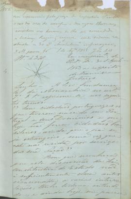 "Em cumprimento da Portaria de 30 d'Agosto 1853, a respeito de Francisco Gutieres"