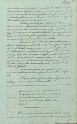 "Officio do ministerio da fazenda de 28 de dezembro de 1872, sobre a liquidação dos direitos...