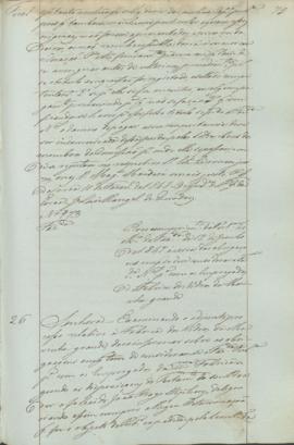 "Em cumprimento da Portaria do Ministério da Fazenda de 12 de Junho de 1847 àcerca das obrig...
