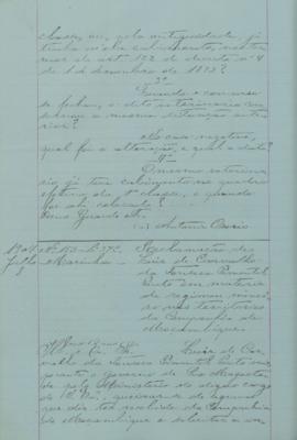 "Reclamação de Luís de Carvalho da Fonseca Pimentel Pinto em matéria de regime mineiro nos t...