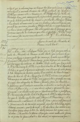 "Ácerca da nota do Ministro de França n'esta Corte."