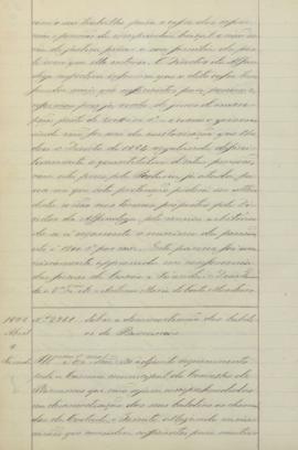 "Sobre a desamortisação dos baldios de Barrancos"