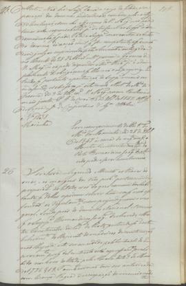 "[Parecer] em cumprimento da Portaria do Ministerio da Marinha de 28 de Outubro de 1847 ácer...