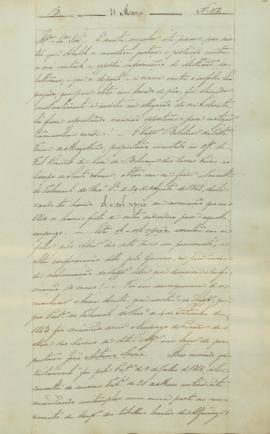 Parecer acerca do pedido de reintegração ao emprego de pesador da Balança das Carnes Verdes do Ca...