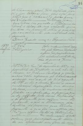 "Sobre indemnização requerida pelo Governo espanhol a favor dos prejudicados pelo abalroamen...