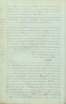 "Ácerca d'uma expropriação requerida pela Camara Municipal de Mondim da Beira"